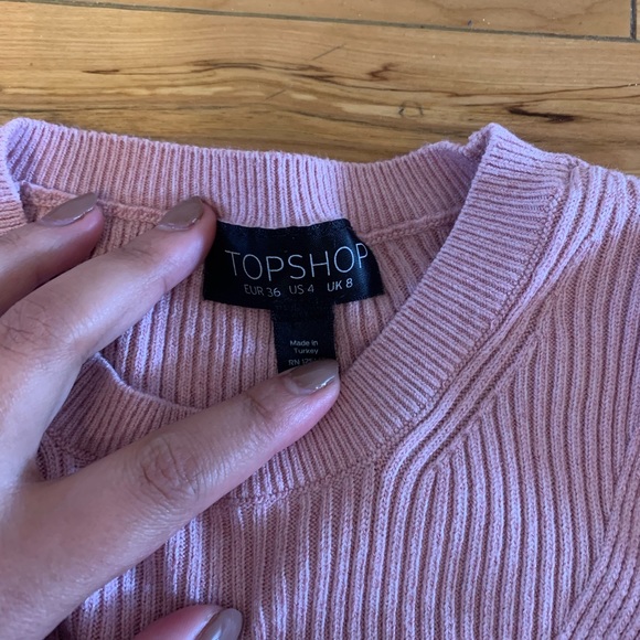 Topshop baby pink long sleeve - Picture 4 of 5